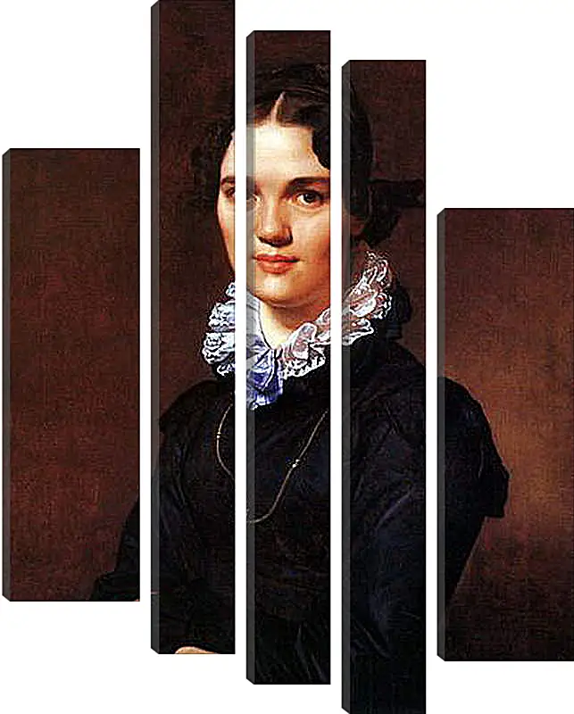 Модульная картина - Portrait of Madmoiselle Jeanne Suzanne Catherine Gonin. Жан Огюст Доминик Энгр