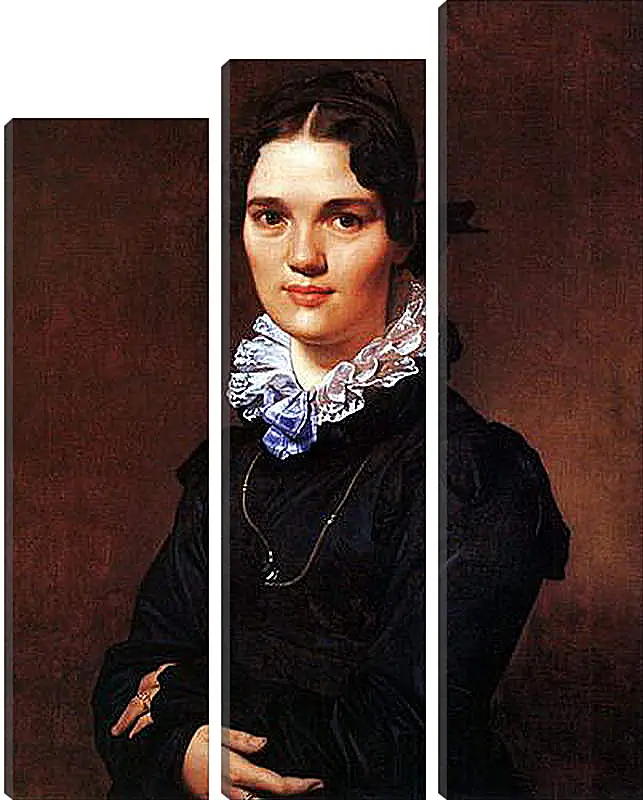 Модульная картина - Portrait of Madmoiselle Jeanne Suzanne Catherine Gonin. Жан Огюст Доминик Энгр
