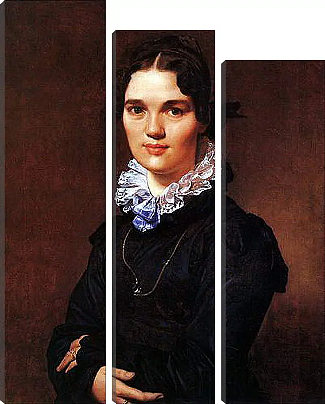 Модульная картина - Portrait of Madmoiselle Jeanne Suzanne Catherine Gonin. Жан Огюст Доминик Энгр
