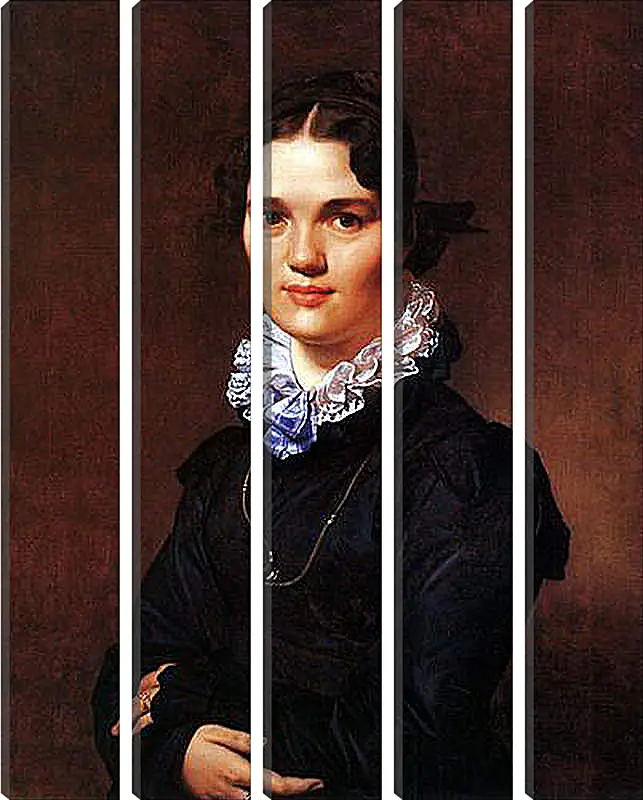 Модульная картина - Portrait of Madmoiselle Jeanne Suzanne Catherine Gonin. Жан Огюст Доминик Энгр