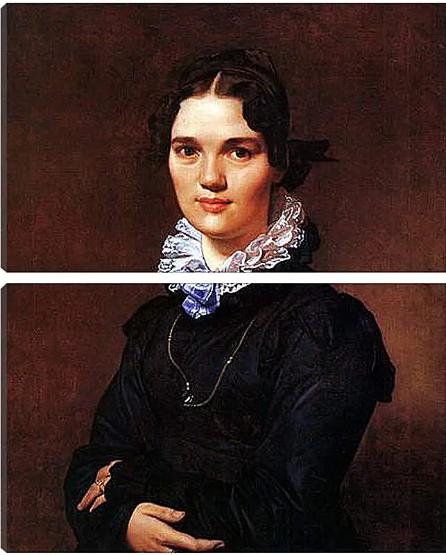 Модульная картина - Portrait of Madmoiselle Jeanne Suzanne Catherine Gonin. Жан Огюст Доминик Энгр