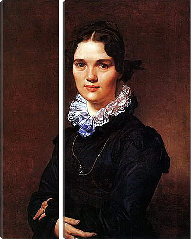 Модульная картина - Portrait of Madmoiselle Jeanne Suzanne Catherine Gonin. Жан Огюст Доминик Энгр
