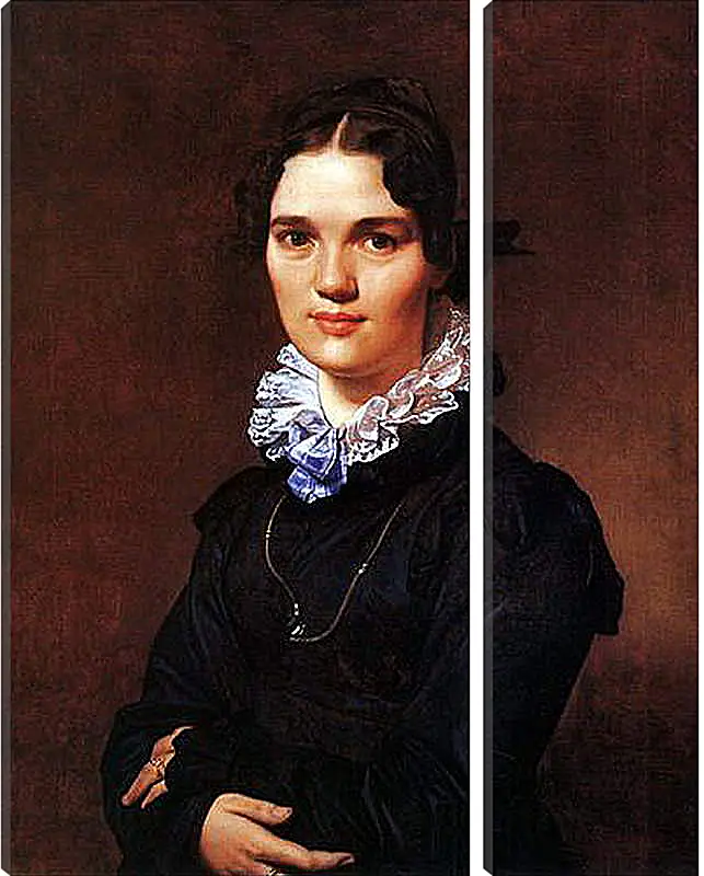 Модульная картина - Portrait of Madmoiselle Jeanne Suzanne Catherine Gonin. Жан Огюст Доминик Энгр
