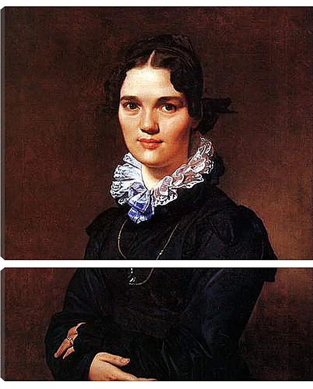 Модульная картина - Portrait of Madmoiselle Jeanne Suzanne Catherine Gonin. Жан Огюст Доминик Энгр