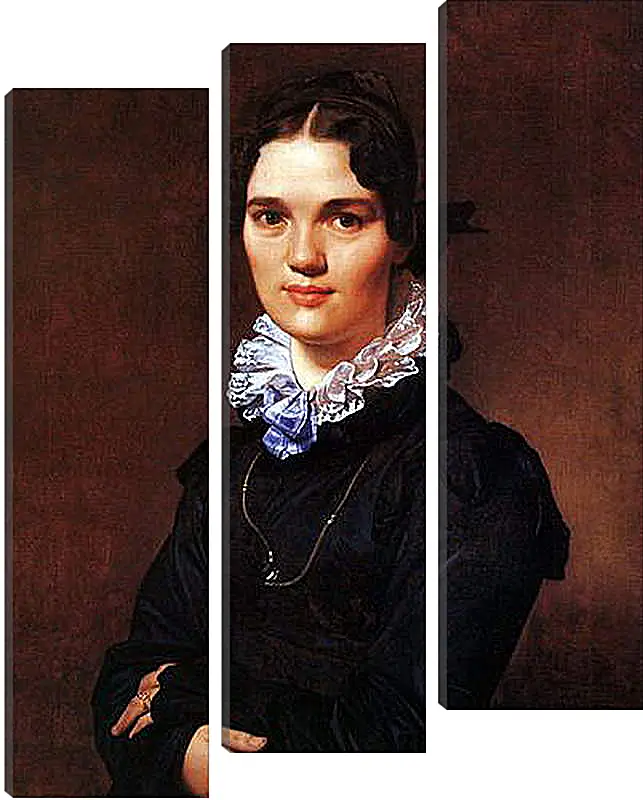 Модульная картина - Portrait of Madmoiselle Jeanne Suzanne Catherine Gonin. Жан Огюст Доминик Энгр