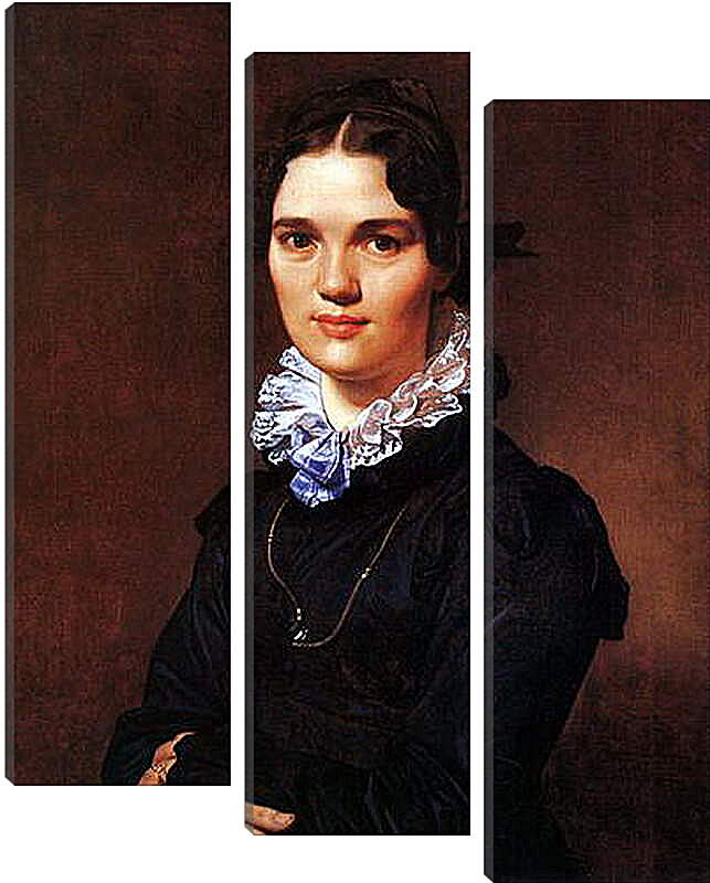 Модульная картина - Portrait of Madmoiselle Jeanne Suzanne Catherine Gonin. Жан Огюст Доминик Энгр
