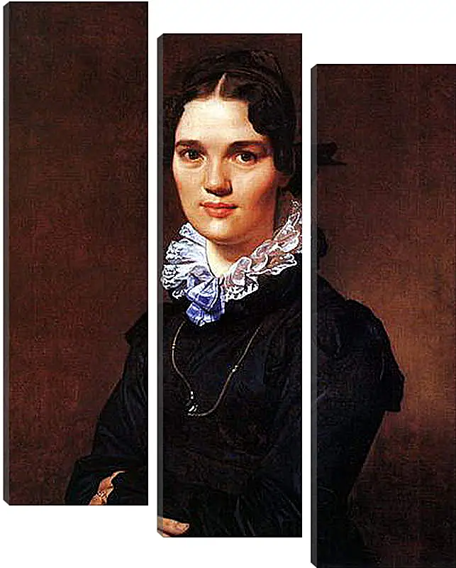 Модульная картина - Portrait of Madmoiselle Jeanne Suzanne Catherine Gonin. Жан Огюст Доминик Энгр