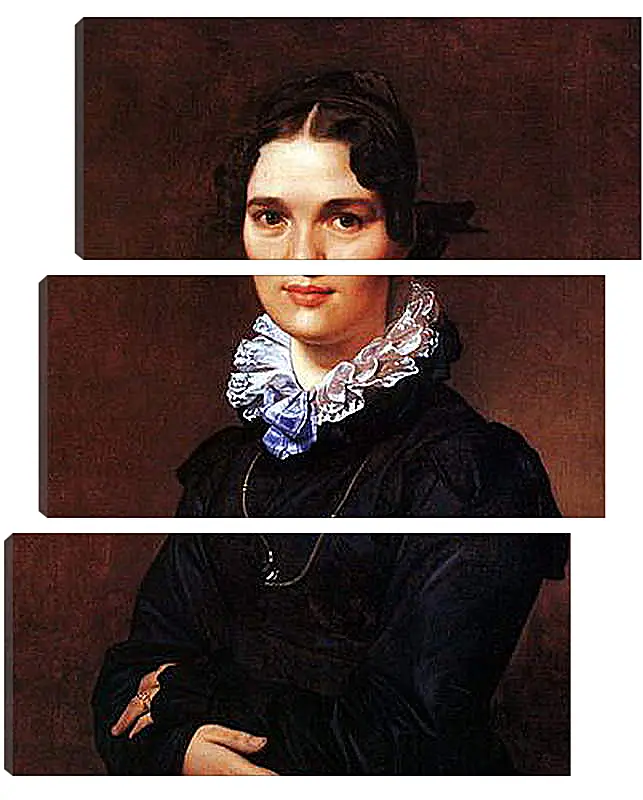 Модульная картина - Portrait of Madmoiselle Jeanne Suzanne Catherine Gonin. Жан Огюст Доминик Энгр
