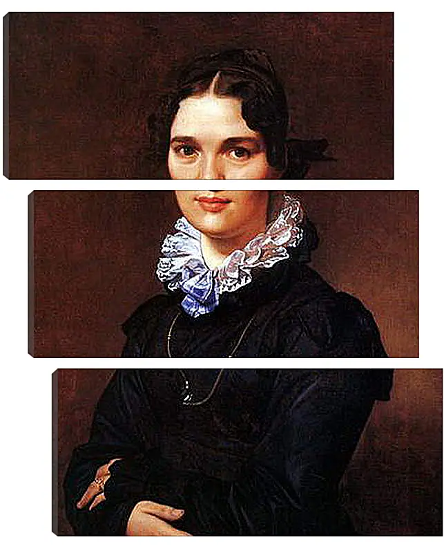 Модульная картина - Portrait of Madmoiselle Jeanne Suzanne Catherine Gonin. Жан Огюст Доминик Энгр