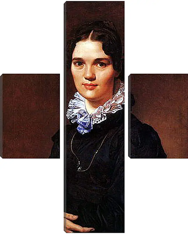 Модульная картина - Portrait of Madmoiselle Jeanne Suzanne Catherine Gonin. Жан Огюст Доминик Энгр