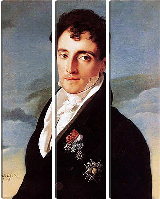 Модульная картина - Portrait of Joseph Vialetes de Mortarieu. Жан Огюст Доминик Энгр
