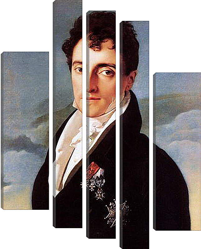 Модульная картина - Portrait of Joseph Vialetes de Mortarieu. Жан Огюст Доминик Энгр
