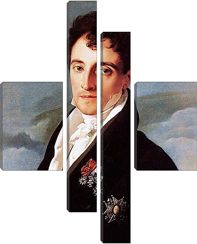 Модульная картина - Portrait of Joseph Vialetes de Mortarieu. Жан Огюст Доминик Энгр