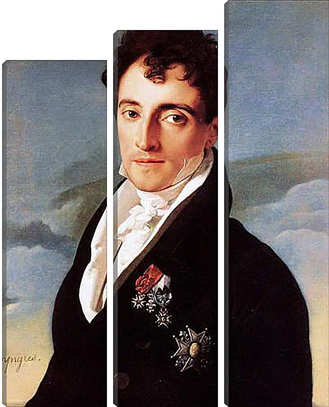 Модульная картина - Portrait of Joseph Vialetes de Mortarieu. Жан Огюст Доминик Энгр