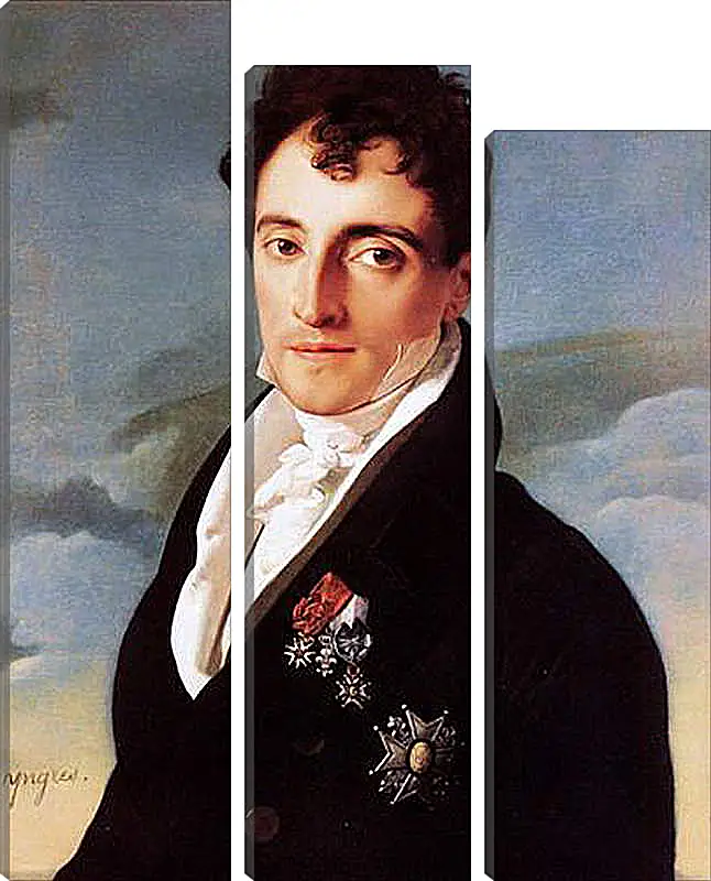 Модульная картина - Portrait of Joseph Vialetes de Mortarieu. Жан Огюст Доминик Энгр
