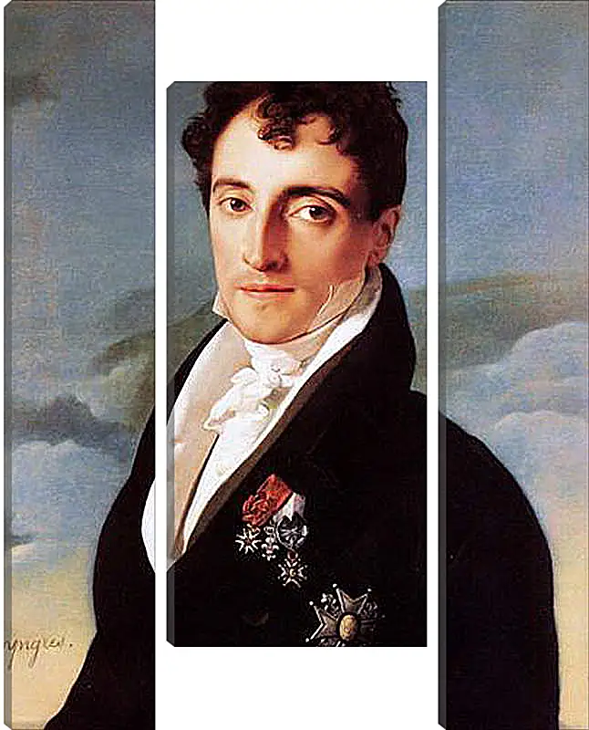 Модульная картина - Portrait of Joseph Vialetes de Mortarieu. Жан Огюст Доминик Энгр
