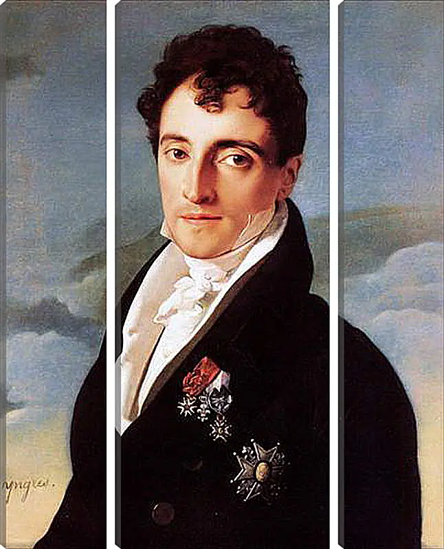 Модульная картина - Portrait of Joseph Vialetes de Mortarieu. Жан Огюст Доминик Энгр