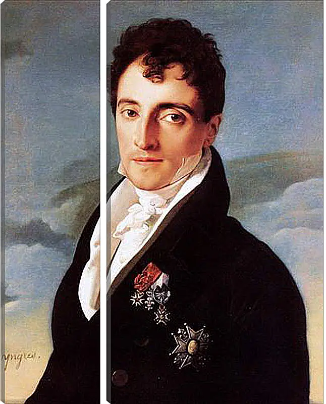 Модульная картина - Portrait of Joseph Vialetes de Mortarieu. Жан Огюст Доминик Энгр
