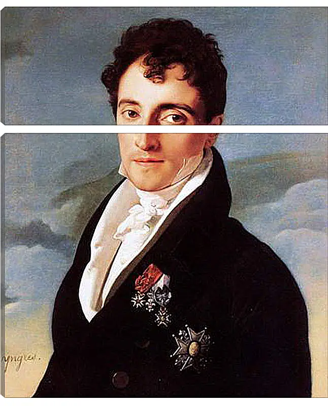 Модульная картина - Portrait of Joseph Vialetes de Mortarieu. Жан Огюст Доминик Энгр