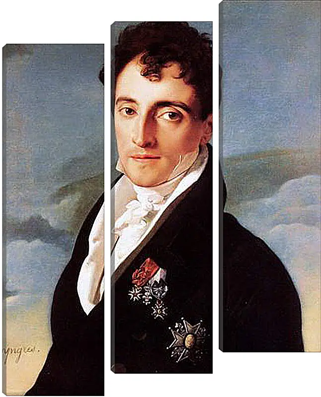 Модульная картина - Portrait of Joseph Vialetes de Mortarieu. Жан Огюст Доминик Энгр
