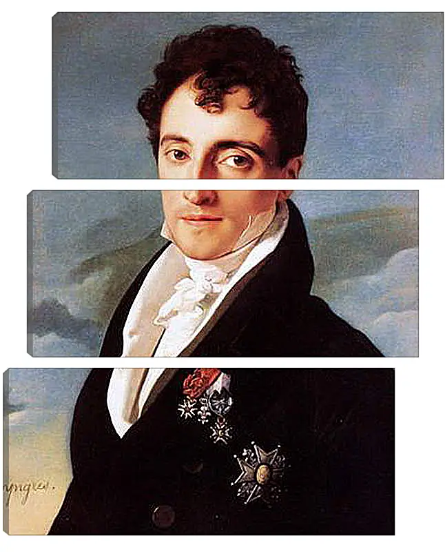 Модульная картина - Portrait of Joseph Vialetes de Mortarieu. Жан Огюст Доминик Энгр