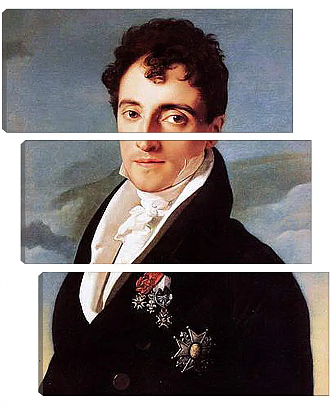 Модульная картина - Portrait of Joseph Vialetes de Mortarieu. Жан Огюст Доминик Энгр