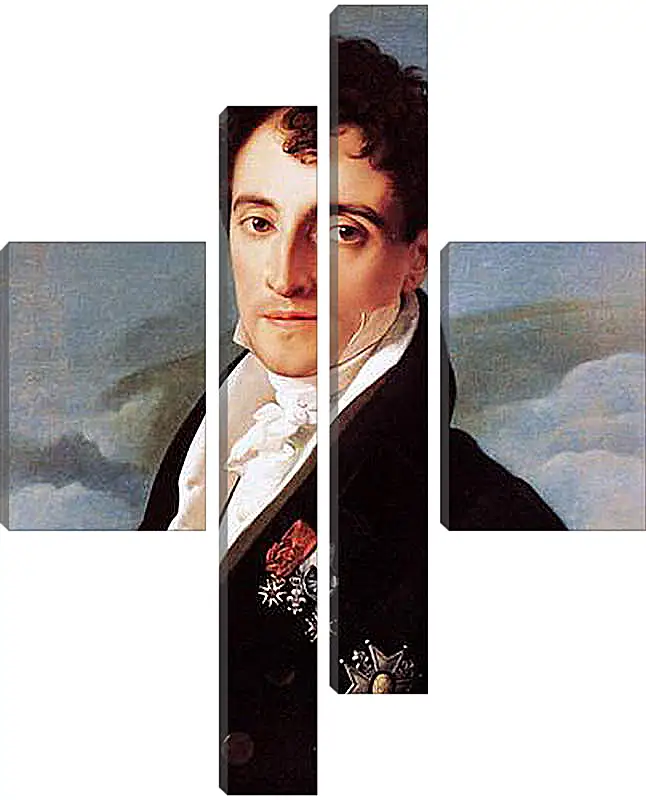 Модульная картина - Portrait of Joseph Vialetes de Mortarieu. Жан Огюст Доминик Энгр