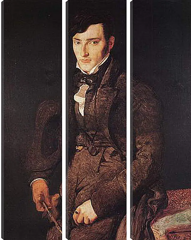 Модульная картина - Portrait of Jean Pierre Francois Gilibert. Жан Огюст Доминик Энгр
