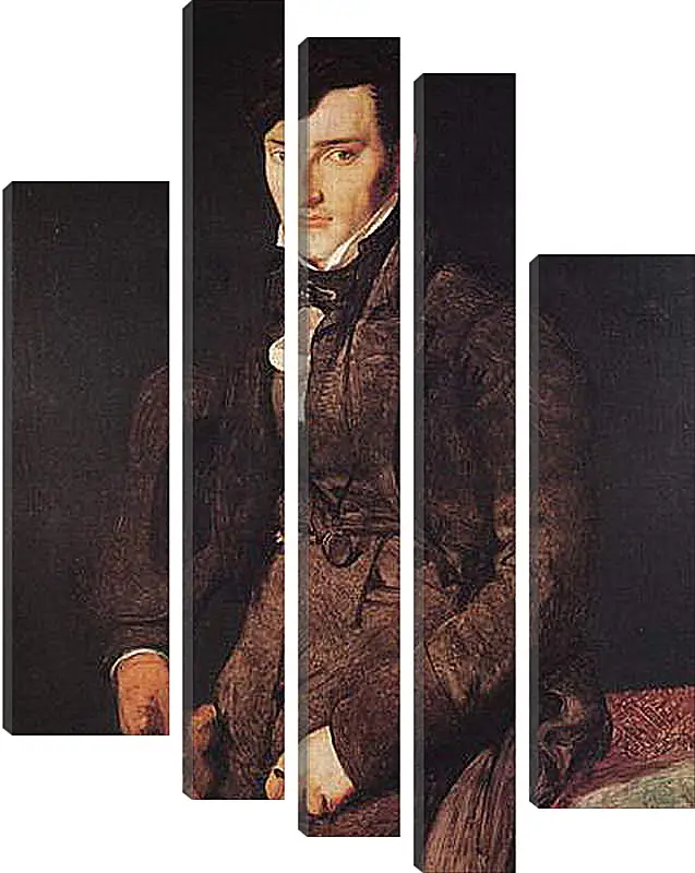 Модульная картина - Portrait of Jean Pierre Francois Gilibert. Жан Огюст Доминик Энгр
