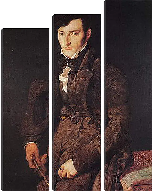 Модульная картина - Portrait of Jean Pierre Francois Gilibert. Жан Огюст Доминик Энгр
