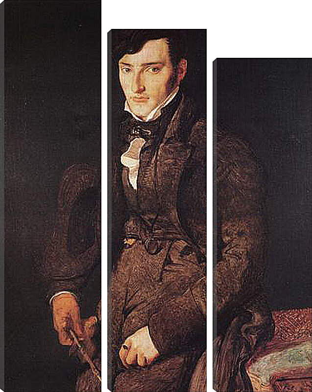 Модульная картина - Portrait of Jean Pierre Francois Gilibert. Жан Огюст Доминик Энгр
