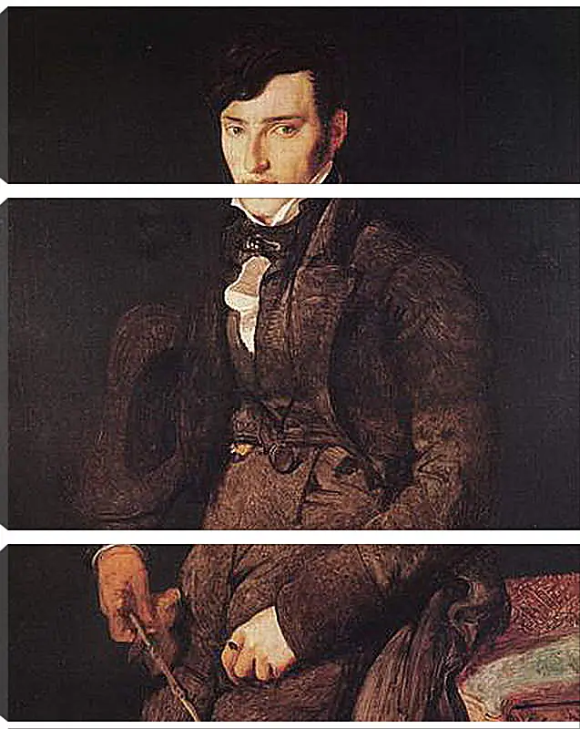 Модульная картина - Portrait of Jean Pierre Francois Gilibert. Жан Огюст Доминик Энгр
