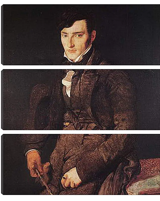 Модульная картина - Portrait of Jean Pierre Francois Gilibert. Жан Огюст Доминик Энгр
