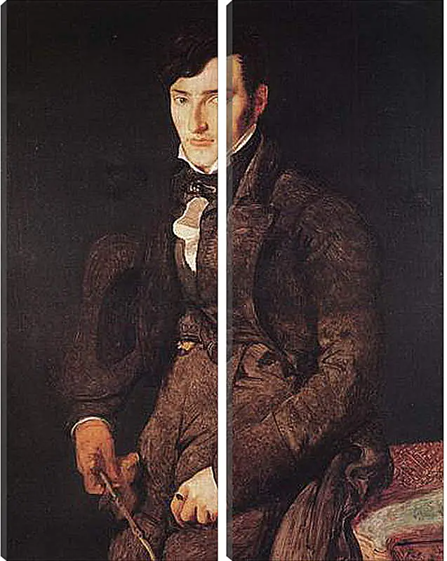 Модульная картина - Portrait of Jean Pierre Francois Gilibert. Жан Огюст Доминик Энгр
