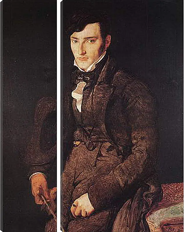 Модульная картина - Portrait of Jean Pierre Francois Gilibert. Жан Огюст Доминик Энгр
