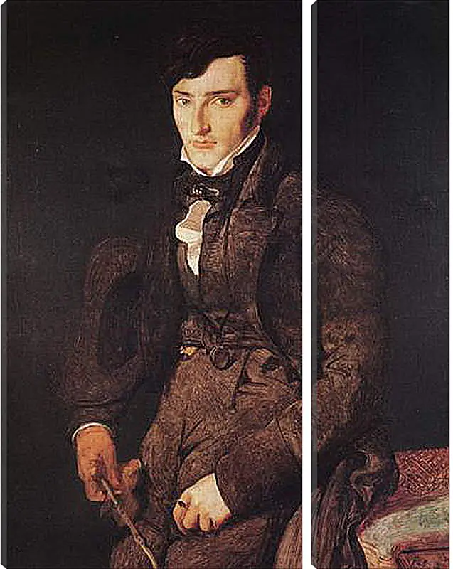 Модульная картина - Portrait of Jean Pierre Francois Gilibert. Жан Огюст Доминик Энгр
