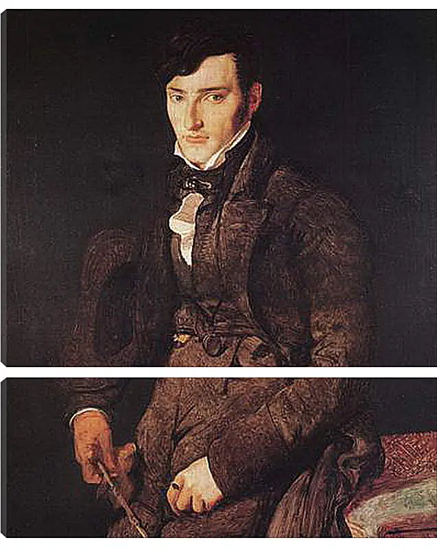 Модульная картина - Portrait of Jean Pierre Francois Gilibert. Жан Огюст Доминик Энгр