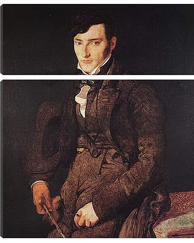 Модульная картина - Portrait of Jean Pierre Francois Gilibert. Жан Огюст Доминик Энгр
