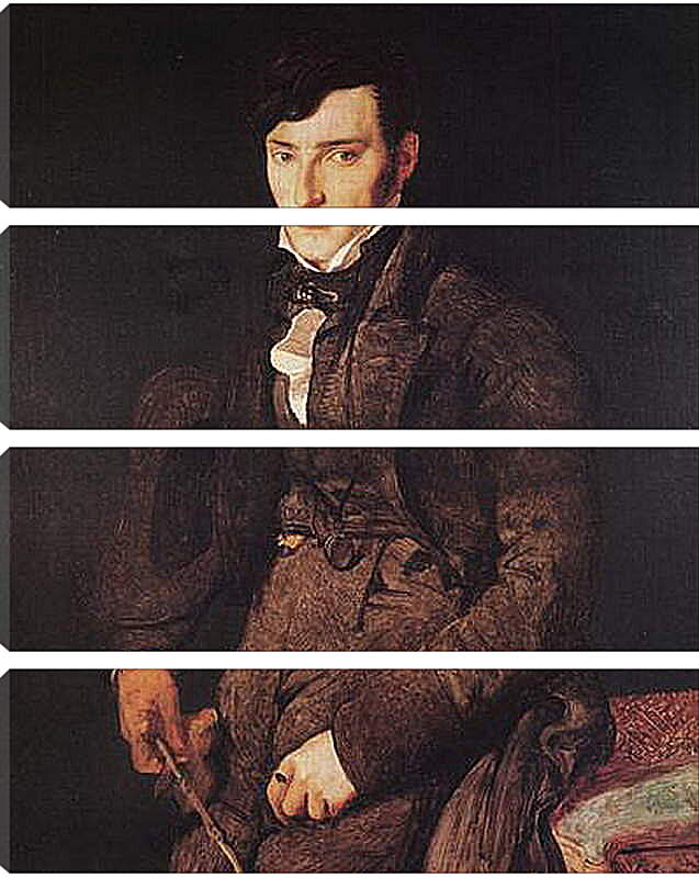 Модульная картина - Portrait of Jean Pierre Francois Gilibert. Жан Огюст Доминик Энгр