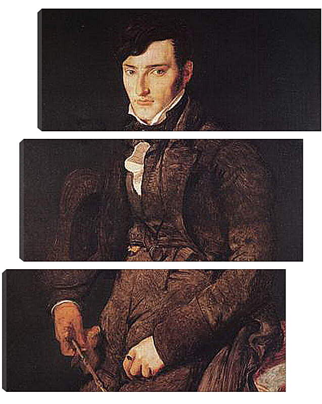 Модульная картина - Portrait of Jean Pierre Francois Gilibert. Жан Огюст Доминик Энгр
