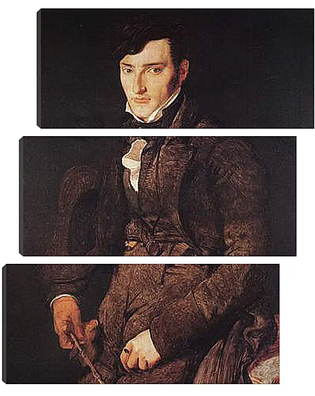 Модульная картина - Portrait of Jean Pierre Francois Gilibert. Жан Огюст Доминик Энгр