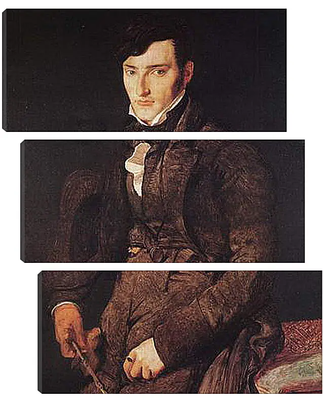 Модульная картина - Portrait of Jean Pierre Francois Gilibert. Жан Огюст Доминик Энгр
