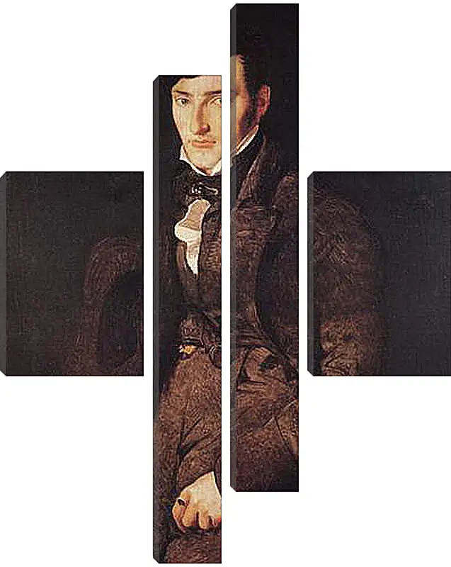 Модульная картина - Portrait of Jean Pierre Francois Gilibert. Жан Огюст Доминик Энгр