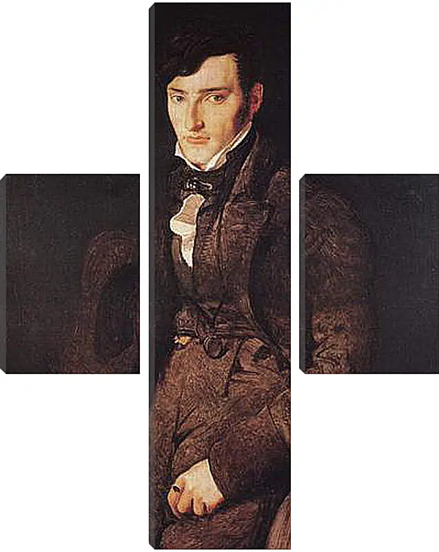 Модульная картина - Portrait of Jean Pierre Francois Gilibert. Жан Огюст Доминик Энгр
