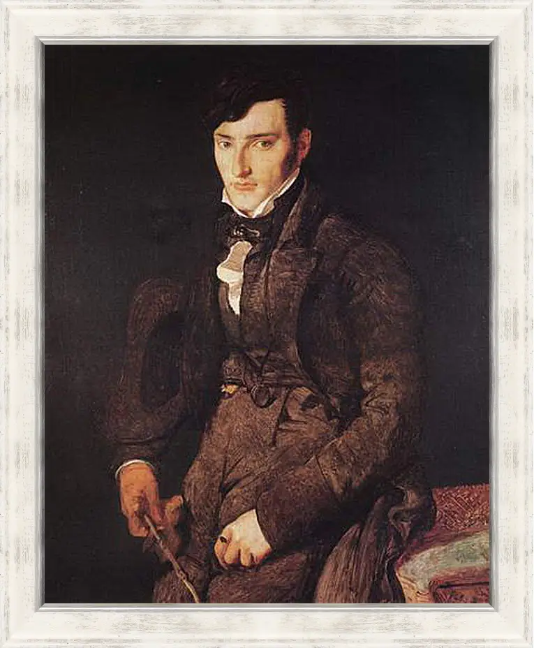 Картина в раме - Portrait of Jean Pierre Francois Gilibert. Жан Огюст Доминик Энгр