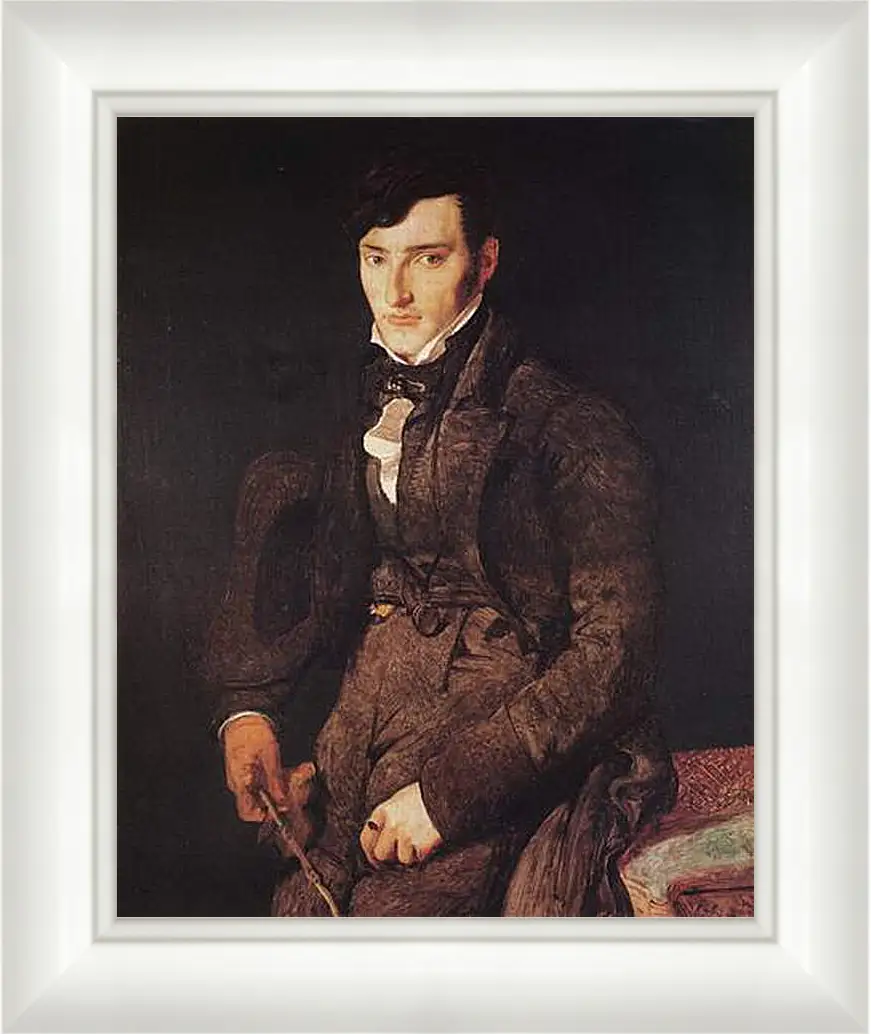 Картина в раме - Portrait of Jean Pierre Francois Gilibert. Жан Огюст Доминик Энгр