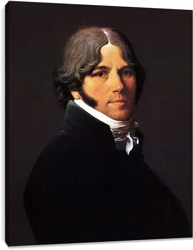 Постер и плакат - Portrait of Jean Marie Joseph Ingres. Жан Огюст Доминик Энгр
