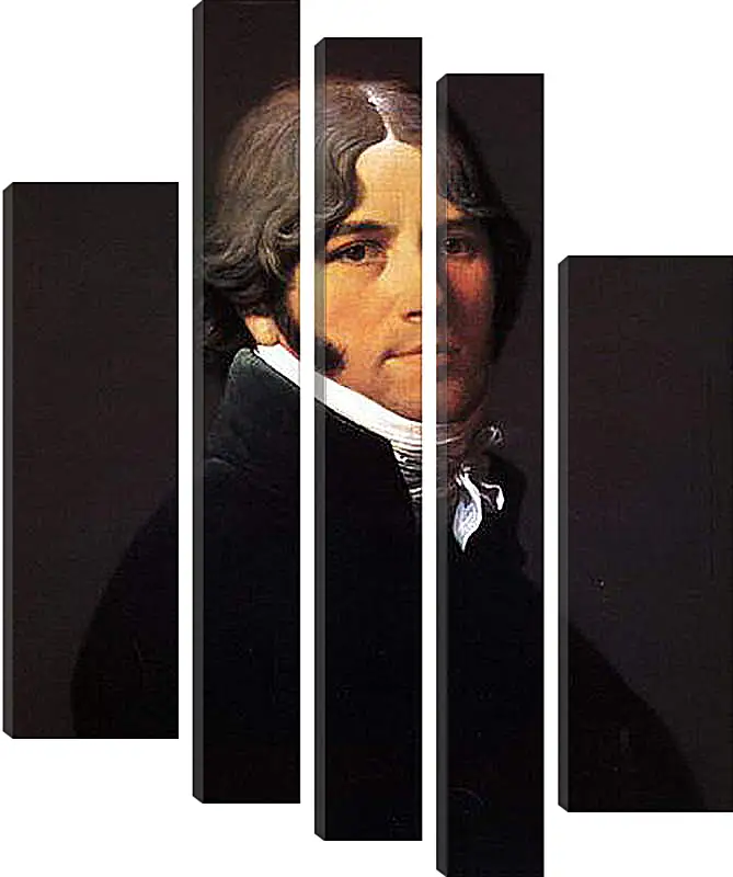 Модульная картина - Portrait of Jean Marie Joseph Ingres. Жан Огюст Доминик Энгр