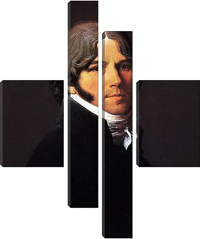 Модульная картина - Portrait of Jean Marie Joseph Ingres. Жан Огюст Доминик Энгр