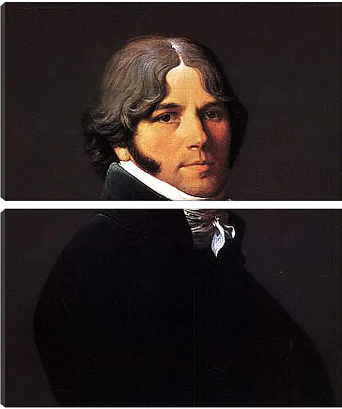 Модульная картина - Portrait of Jean Marie Joseph Ingres. Жан Огюст Доминик Энгр